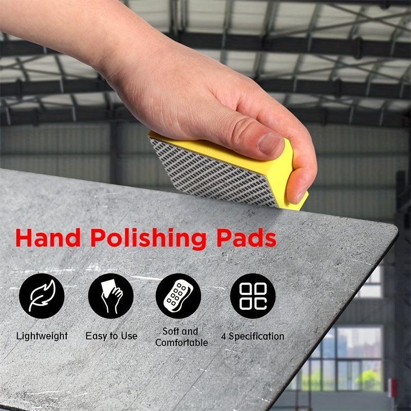 Diamond Sanding Blocks Hand Pads Foam Backing Wet Dry