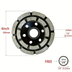 4-7 Inch Diamond Cup Grinding Wheel for Concrete Granite