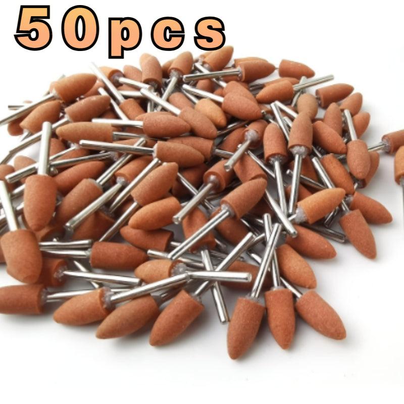 50pcs 3mm Carving Jade Grinding Wheel Corundum Bit