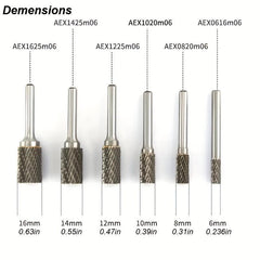 Tungsten Steel Rotary File Carbide Burr Milling Cutter Drill For Metal