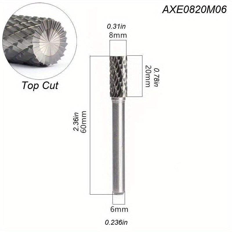 Tungsten Steel Rotary File Carbide Burr Milling Cutter Drill For Metal