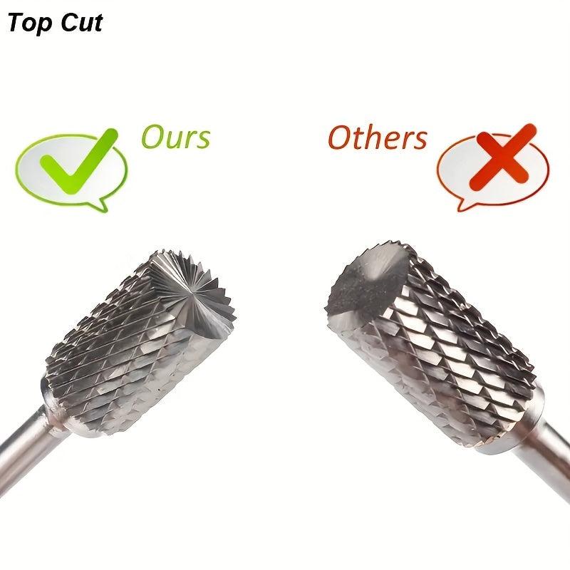 Tungsten Steel Rotary File Carbide Burr Milling Cutter Drill For Metal