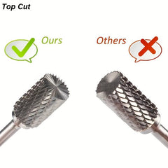 Tungsten Steel Rotary File Carbide Burr Milling Cutter Drill For Metal
