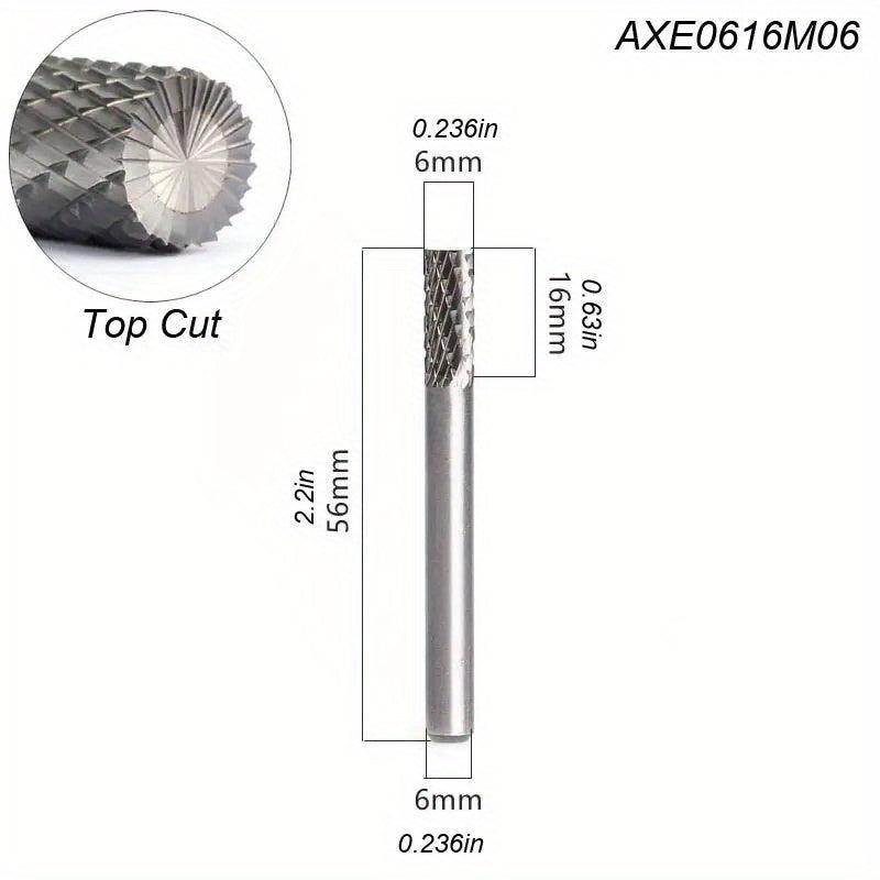 Tungsten Steel Rotary File Carbide Burr Milling Cutter Drill For Metal
