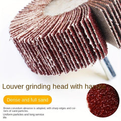 5pcs Spinning Wheel Grinding Head With Handle Polishing Grinding Head
