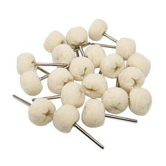 10-20pcs Soft Wool Polishing Wheel Buffing Wheels 3mm Mandrel Jewelry Watche