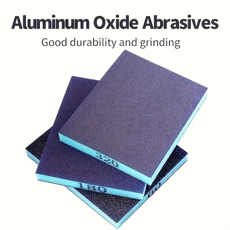 6pcs Dual-use Sanding Sponges Coarse Fine Sanding Blocks 60-240 Grits
