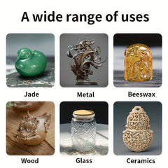 12pcs Set Diamond Grinding Head Jade Carving Tool