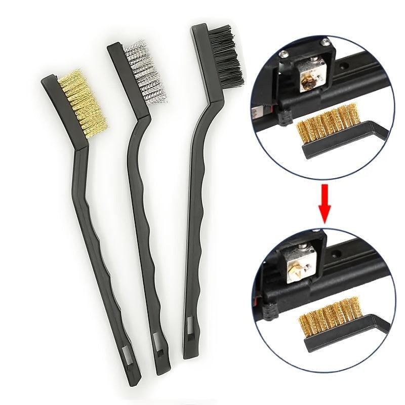 18pcs Mini Cleaning Wire Brushes Set for Welding Slag and Rust Removal
