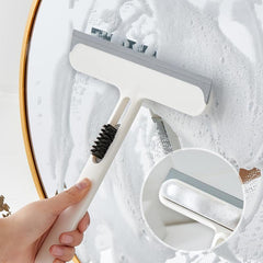 4 in 1 Glass Cleaning Brush with Small Brush and Sponge