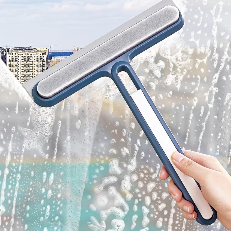 4 in 1 Glass Cleaning Brush with Small Brush and Sponge