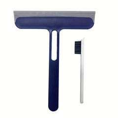 4 in 1 Glass Cleaning Brush with Small Brush and Sponge