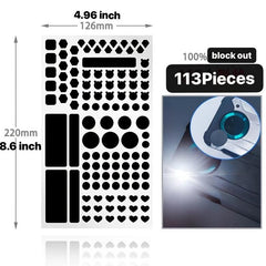 LED Light Blocking Stickers for Routers Blackout Dimming