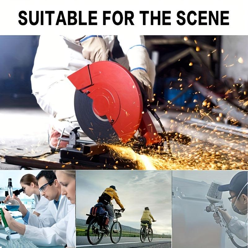 Anti Fog Safety Goggles Wide View Adjustable Chemical Splash Eyewear