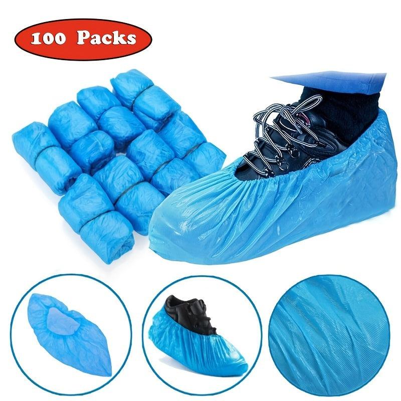 100pcs Anti Skid Polypropylene Shoe Covers Office Work Boots Carpet Protection
