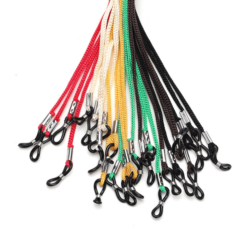 12pcs Random Glasses Rope Elastic Non-slip Strap Sunglasses Lanyard
