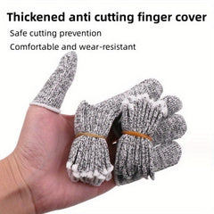 5 Level Anti-Cutting Finger Sleeves, Elastic Protection Gloves