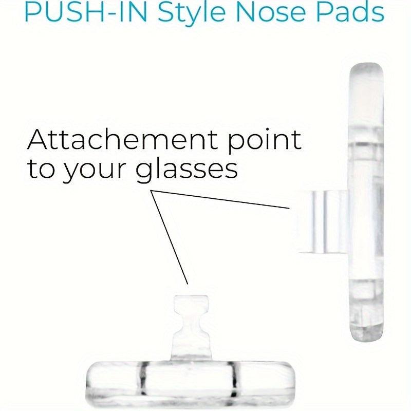 Silicone Nose Pad for Glasses Anti-slip Soft Melon Shape 6 Pairs