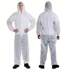 Disposable One-piece Protective Clothing With Hat