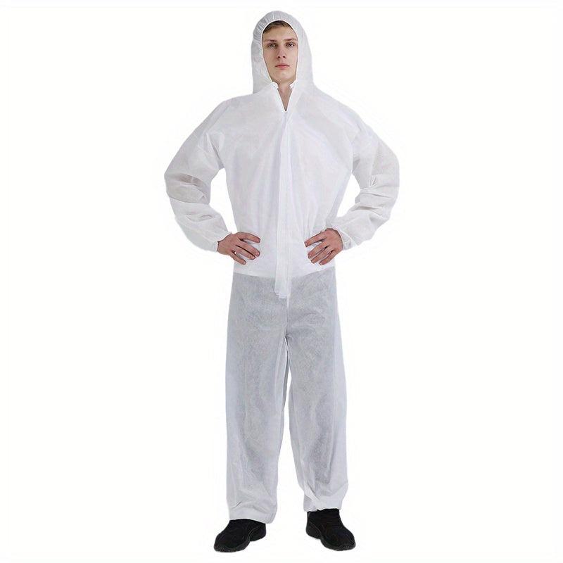Disposable One-piece Protective Clothing With Hat