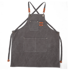 Canvas Apron Waterproof Stain Resistant With Pockets