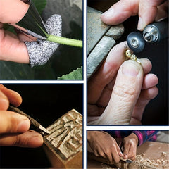 5pcs Anti Cutting Finger Sleeve Picker Kitchen Vegetable Cutting