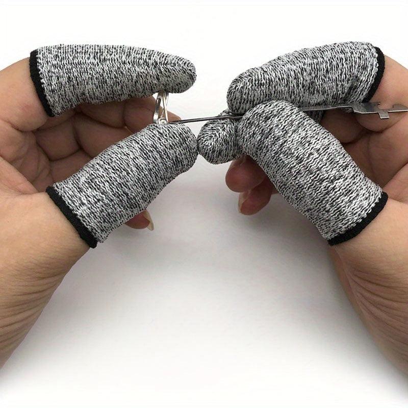 5pcs Anti Cutting Finger Sleeve Picker Kitchen Vegetable Cutting