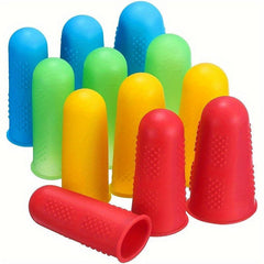 5pcs Silicone Finger Protector Sleeve Cover Anti-slip Kitchen Protective Cover
