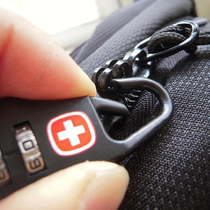 2pcs Luggage Digital Combination Lock Cartoon Mini Padlock