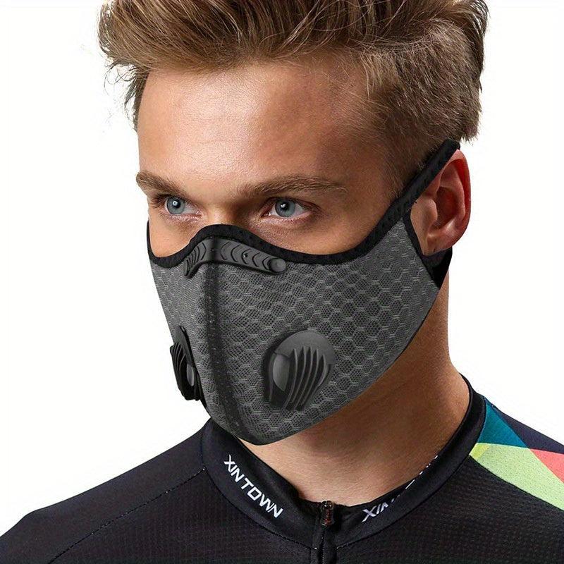 Adjustable Mask With Valves And Filters Washable Reusable Dust Masks