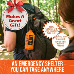 Life Tent Emergency Survival Shelter 2 Person Emergency Tent Tube Tent