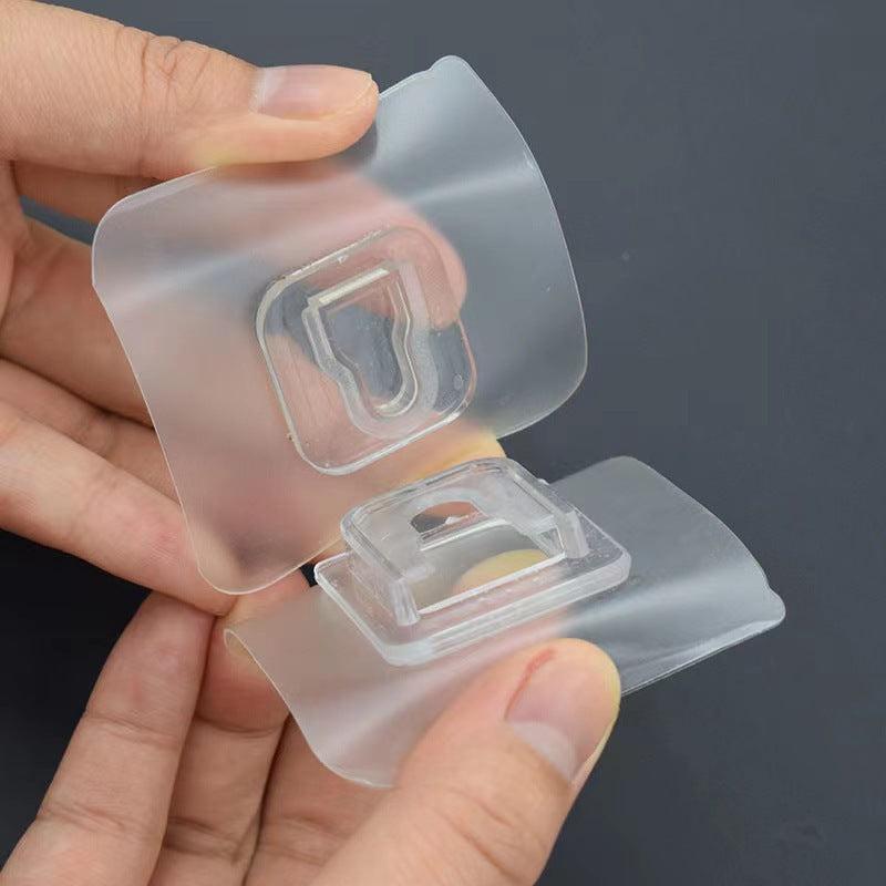 5pairs Non marking Hook Strongly Attached To Router Fixed Wall Storage Buckle