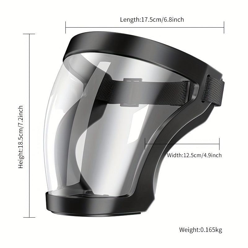 Anti Fog Face Shield HD Transparent Protection Against Droplets Dust Fumes