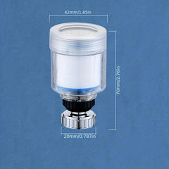Faucet Water Filter Splash Proof Rust Proof for Kitchen Bathroom