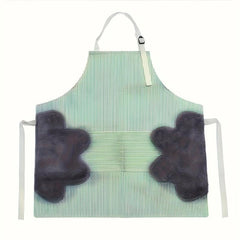 Kitchen Waterproof Striped Bandeau Apron Labor Protection Supplies