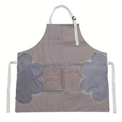 Kitchen Waterproof Striped Bandeau Apron Labor Protection Supplies