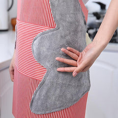 Kitchen Waterproof Striped Bandeau Apron Labor Protection Supplies