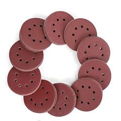 20/50pcs 8 Hole Hook & Loop Sanding Discs 60-600 Grits