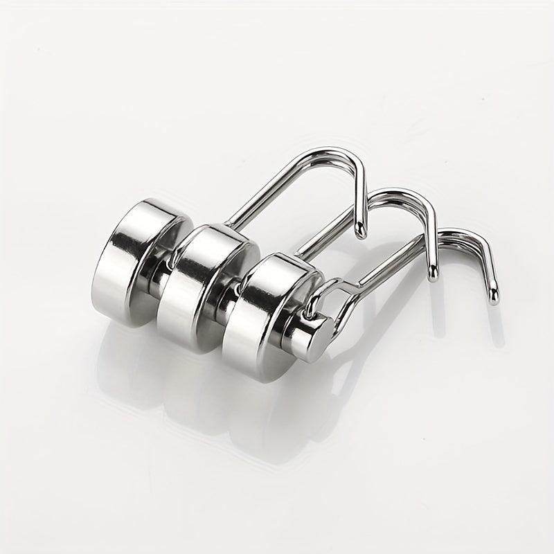 Neodymium Magnet Hooks Anti Rust Heavy Duty for Indoor Outdoor Hanging