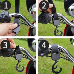 3pcs Stroller Hooks Mommy Hook 360 Degree Rotatable Pram Clips