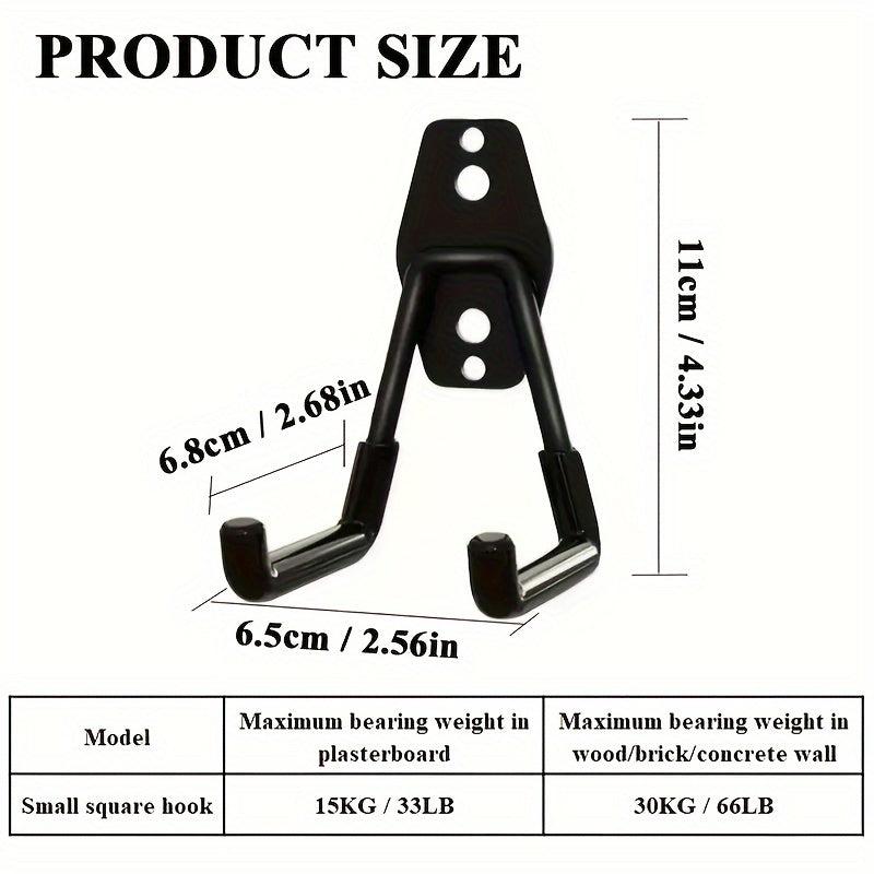 Garage Storage Utility Hooks Wall Mount Steel Hooks Pack Orange
