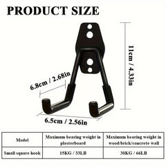 Garage Storage Utility Hooks Wall Mount Steel Hooks Pack Orange