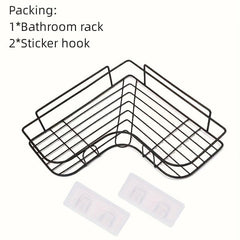 Stylish Metal Bathroom Shelf Rack