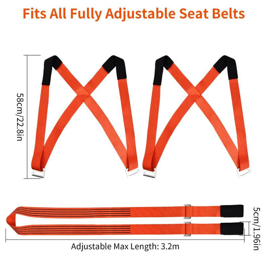 2 Person Furniture Lifting Straps Moving And Handling Belts