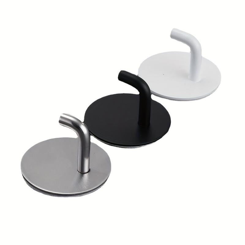 Self Adhesive Hook Wall Hook Rack Towel Hook Stainless Steel Coat Hook