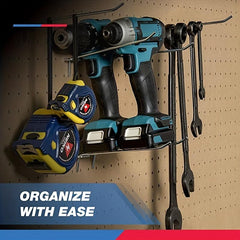 20pcs Heavy Duty Pegboard Hooks Kit Utility Hooks for Wall Organizing