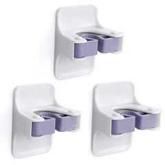Sturdy Broom Holder Wall Mount Broom Gripper Holds Self Adhesive No Drilling