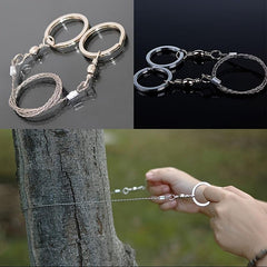 Emergency Survival Gear Steel Wire Saw Camping Hiking Climbing Gear