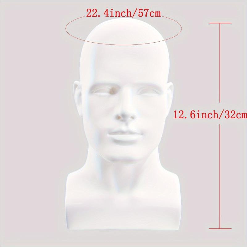 Male Model Head Display Stand for Accessories