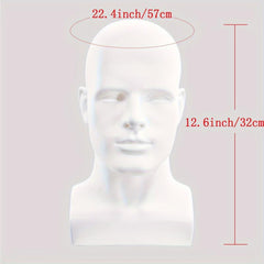 Male Model Head Display Stand for Accessories